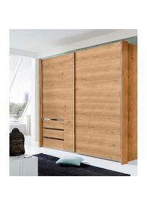 wimex, Schwebetürenschrank »Level by fresh to go«, plankeneichefarben, B/H/T: 200 cm x 216 cm x 65 cm