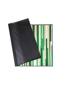 Fussmatte rechteckig 7 mm Höhe, grün, Kunstfaser, Polyamid, 7 mm