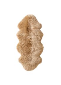 Heine Home, heine home Teppich fellförmig 70 mm Höhe, camel, Lammfell, Lammwolle, 70 mm