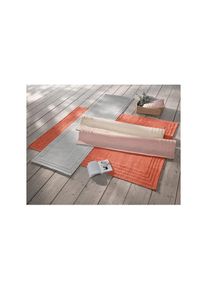 HEINE HOME, HEINE HOME Teppich 7 mm H&ouml;he, puder, Baumwolle, Kunstfaser, Polyester, Schurwolle, Viskose, Wolle, 7 mm