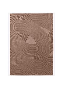 Heine Home, heine home Teppich 13 mm Höhe, taupe, Schurwolle, Wolle, 13 mm