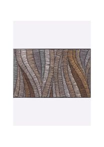 Fussmatte rechteckig 7 mm Höhe, natur, grau, Polyamid, 7 mm