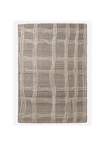 Heine Home, heine home Teppich rechteckig 10 mm Höhe, grau, ecru, Baumwolle, Kunstfaser, Polyester, Viskose, Wolle, 10 mm