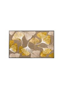 Heine Home, heine home Fussmatte rechteckig 7 mm Höhe, taupe, gelb, Polyamid, 7 mm