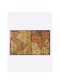 Fussmatte rechteckig 7 mm Höhe, terra, gemustert, Polyamid, 7 mm