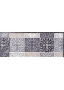 Fussmatte rechteckig 7 mm Höhe, grau, Kunstfaser, Polyamid, 7 mm