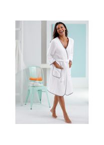 feel good, feel good Unisexbademantel, wei&szlig;, Baumwolle