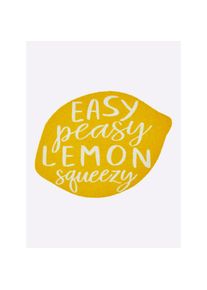 Salonloewe, Fussmatte 7 mm Höhe, gelb, ecru, Kunstfaser, Polyamid, 7 mm