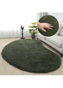 LeGer Home by Lena Gercke, LeGer Home by Lena Gercke Hochflor-Teppich &raquo;Halrum, einfarbig, besondere Form, modern&laquo; organische Form, bean shape, 