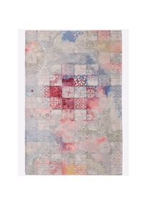 Heine Home, heine home Teppich 5 mm Höhe, creme, gemustert, Baumwolle, Kunstfaser, Polyester, 5 mm