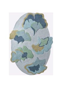 HEINE HOME, HEINE HOME Teppich 11 mm H&ouml;he, mint, Schurwolle, Wolle, 11 mm