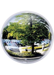 Mehrzweckspiegel 3 Richtungen, rund, Rahmen weiß, Ø 400 mm Vialux