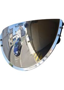 Specchio di sicurezza per uscita garage, p.A.S. , alt. x Largh. 75 x 440 mm Vialux