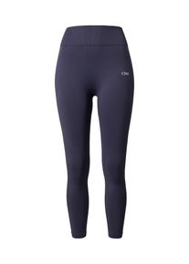 ICANIWILL, Femmes Pantalon de sport 'Define Seamless', marine / blanc