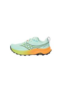 Saucony, Femmes Chaussure de course 'PEREGRINE 16', aqua / vert clair / noir