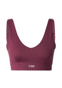ICANIWILL, Femmes Soutien-gorge de sport 'Essential', lie de vin