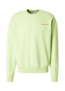 Naketano, Hommes Sweat-shirt, vert clair / rouge sang