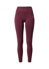 ICANIWILL, Femmes Pantalon de sport 'Smooth Seamless Tights W', lie de vin / argent