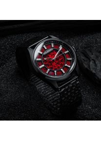 Holzkern Holzuhr Nomadics (Achat/Schwarz), Herren, Naturholz