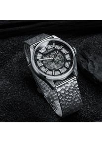 Holzkern Holzuhr Nomadics (Achat/Silber), Herren, Naturholz