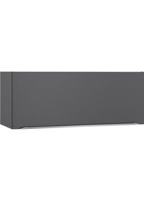 Kochstation, KOCHSTATION Klapph&auml;ngeschrank &raquo;KS-Aken&laquo;, anthrazit, B/H/T: 90 cm x 35,2 cm x 34,6 cm