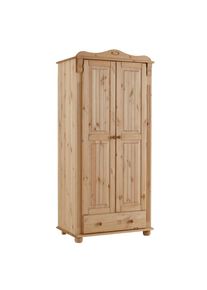 Goodproduct, GOODproduct Kleiderschrank »Adele« 4 Breiten: 92/130/169/207 H/T ca. 191/54 cm, aus massiver Kiefer,Spiegel beim 4-und 5-trg.Schrank, 