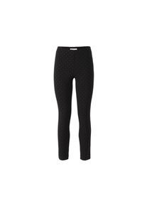 Tchibo - Gepunktete Stretchhose - Damen - Gr. 40 - schwarz/gepunktet