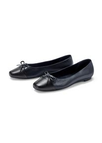Tchibo - Leder-Ballerinas - Damen - Gr. 38 - dunkelblau