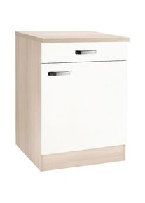 Unterschrank »Faro«, mit Metallgriffen, Breite 60 cm , weiss , Optifit