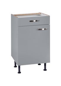 Unterschrank »KS-Cara« Breite 50 cm, mit Vollauszug und Soft-Close-Funktion , grau , KOCHSTATION
