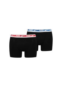 Puma , Damen , Boxershorts »MEN MULTI LOGO BOXER 2P« 2er Pack, Komfortbund , schwarz , Herrenunterhose von Puma