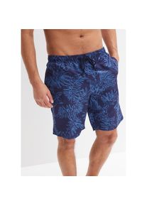 bonprix, Unisex, bonprix Badeshorts &raquo;Badeshorts Unisex&laquo; Badeshorts Unisex, dunkelblau, blau floral, 44/46 (S), N-Gr, Seitliche Eingriffstaschen bieten