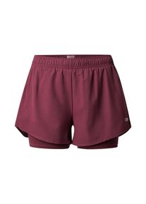 ICANIWILL Sportshorts 'Mirage' Damen Gr&ouml;&szlig;e L grau / rotviolett