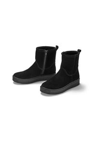 Tchibo - Veloursleder-Boots - Damen - Gr. 40 - schwarz