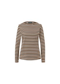 Tchibo - Gestreiftes Langarmshirt - Damen - Gr. L - weiß/gestreift