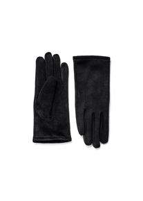 Tchibo - Handschuhe in Velourlederoptik - Damen - Gr. 7 - schwarz