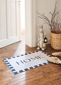 Deko-Figur Hase mit Laterne in grau, 50x21,5 cm, bonprix