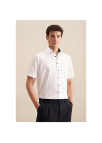 Seidensticker, Herren, Seidensticker Businesshemd &raquo;Regular&laquo; Regular 1/2 Kentkragen Uni, wei&szlig;, 4XL50, normale &Auml;rmell&auml;ngen, Passform: Regular