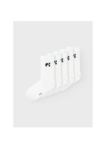 name it, Herren, Socken &raquo;NKNLARIS 5P SOCK NOOS&laquo; Packung, 5 Paar tlg., hellwei&szlig;, 40 (42), Socken von name it f&uuml;r M&auml;dchen und Jungen
