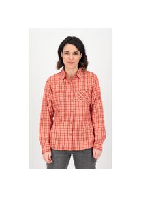 DEPROC Active , Damen , Outdoorhemd &raquo;PHOENIX LS WOMEN&laquo; auch in Grossen Gr&ouml;ssen erh&auml;ltlich , orange , Atmungsaktives leichtes Outdoor Langarmhemd...