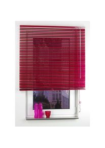 Jalousie »Young Colours« mit Bohren freihängend Aluminium , rot , Liedeco