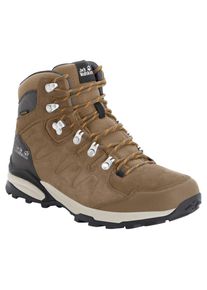 Jack Wolfskin, Unisex, Wanderschuh &raquo;REFUGIO TEXAPORE MID W&laquo; wasserdicht, Trekkingschuh, braun, apricot, 40,5, Funktionaler Wanderschuh von Jack 