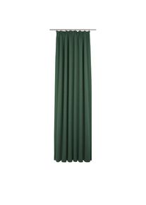 Adam, Vorhang &raquo;Uni Collection&laquo; Kr&auml;uselband 1 Stk. tlg. aus 100% Bio-Baumwolle, Massanfertigung, oliv, Jacquard, Baumwolle (Bio-Baumwolle)