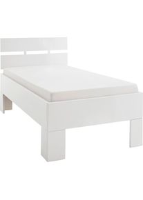 Home Affaire, Home Affaire Bettgestell &raquo;Progress Massivholzbett in 5 Gr&ouml;ssen, weiss lackiert&laquo; FSC -zertifizierte massive Kiefer, hohe Belastbarkeit: 