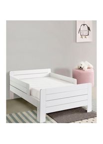 "Goodproduct, GOODproduct Funktionsbett &raquo;""LOTTE "" Bestseller! Kinderbett mit Rausfallschutz, Schublade optional&laquo; ausziehbar von 140cm-200cm L&auml;nge, 