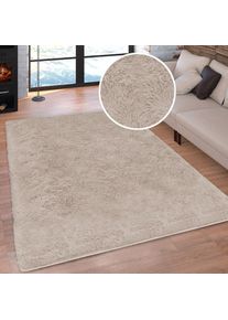 my home, my home Hochflor-Teppich &raquo;Silky, besonders weich und kuschelig, sehr dichte Qualit&auml;t&laquo; rechteckig 33 mm H&ouml;he rutschhemmend beschichtet, 