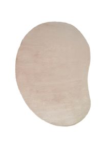 Bruno Banani, Hochflor-Teppich &raquo;Rabbit 2 Bean, Kunstfell Teppich, Modern, besondere Form&laquo; U-f&ouml;rmig 25 mm H&ouml;he Kaninchenfell-Haptik, Microfaser, 