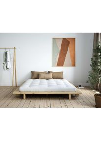Karup Design, Bettgestell &raquo;JAPAN BED, FSC -zertifiziertem Massivholz Futonbett, excl. Matraze&laquo; Mit Lattenrost, Minimalistisches Japandi Design, 