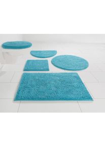 my home, my home Badematte &raquo;Maren, Badvorleger, Badezimmer Teppich&laquo; H&ouml;he 15 mm rutschhemmend beschichtet fussbodenheizungsgeeignet Bio-Baumwolle, 