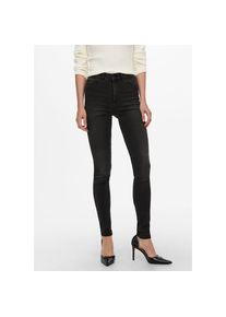 Only, Unisex, Only Skinny-fit-Jeans &raquo;ONLROYAL LIFE HW SK DNM&laquo;, schwarz denim, XS (34), L&auml;nge 30, Skinny-Fit Jeans mit High Waist f&uuml;r eine schlanke 